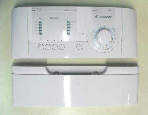 FRONTALE PER LAVATRICE CANDY CTY 104   COMPLETO DI SCHEDA COMANDI COD. 41015190