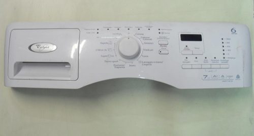 FRONTALE PER LAVATRICE Whirlpool AWOE 7109   COMPLETO DI SCHEDA COMANDI COD. 461971417481 SCHEDA COD.