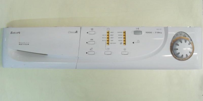 1477 -- 000 (1517) FRONTALE PER LAVATRICE CANDY CL2 107 COMPLETO DI SCHEDA COMANDI COD. 41014100 E SELETTORE