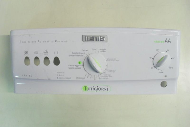 1478 -- 000 (1519) FRONTALE PER LAVATRICE IGNIS LTA65 SOLO PLASTICA