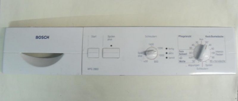 FRONTALE PER LAVATRICE BOSCH WFG2860   COMPLETO DI SCHEDA COMANDI COD. 5500002860   AKO 546732