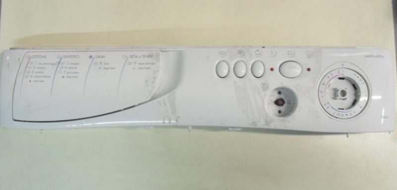FRONTALE PER LAVATRICE ARISTON AB66   COMPLETO DI TIMER E SELETTORI