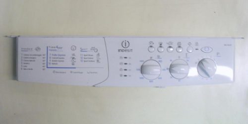 FRONTALE PER LAVATRICE INDESIT WIL146SP   COMPLETO DI SCHEDA COMANDI COD. 210095869.04   SW REL. 9.0.0