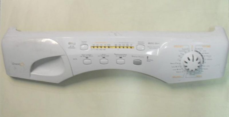 FRONTALE PER LAVATRICE CANDY GO 86-01   COMPLETO DI SCHEDA COMANDI COD. 41018433 E SELETTORE