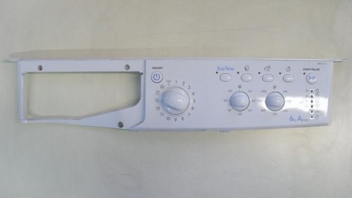 FRONTALE PER LAVATRICE INDESIT IWC6123   COMPLETO DI SCHEDA COMANDI COD. 16200210902   SW:03.00.06