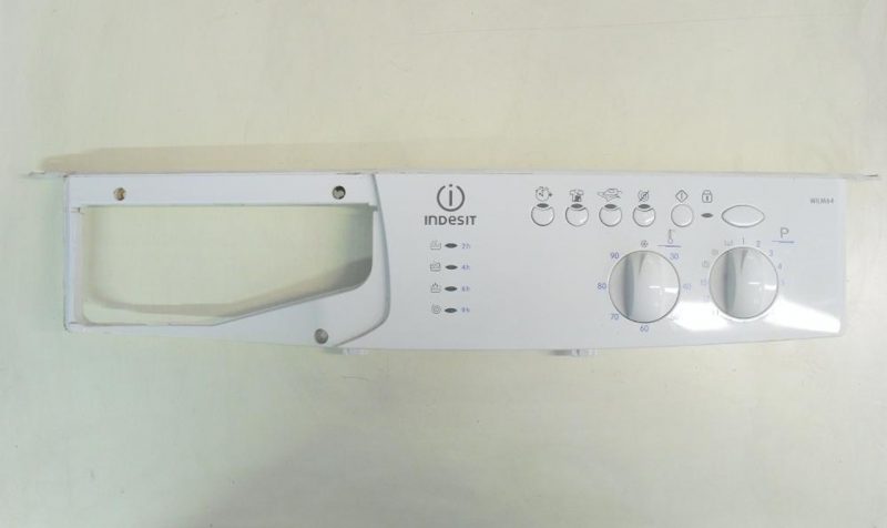 FRONTALE PER LAVATRICE INDESIT WILM64   COMPLETO DI SCHEDA COMANDI COD. 210095870.00   SW REL. 038