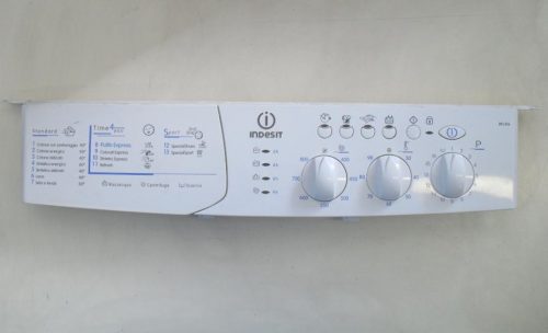 FRONTALE PER LAVATRICE INDESIT WIL86   COMPLETO DI SCHEDA COMANDI COD. 210095869.02   SW REL. 047