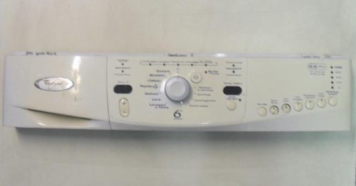 1650 -- 000 (1663) FRONTALE PER LAVATRICE Whirlpool AWO 8106 COMPLETO DI SCHEDA COMANDI COD. 461971083572