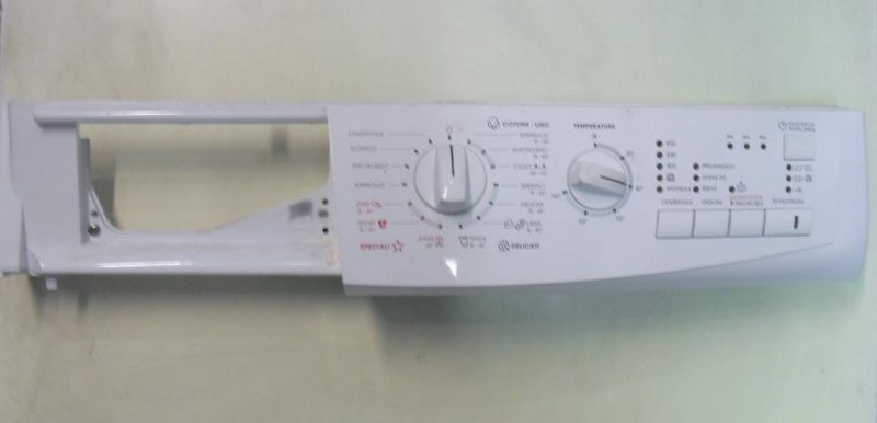 FRONTALE PER LAVATRICE ZOPPAS PL846   COMPLETO DI SCHEDA COMANDI COD. 451530311