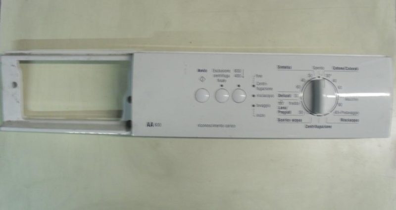 1844 -- 000 (1856) FRONTALE PER LAVATRICE BOSCH WAA12160II/01 COMPLETO DI SCHEDA COMANDI COD. 560004324 EPW65001