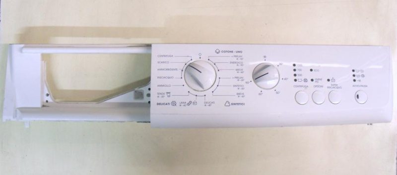 FRONTALE PER LAVATRICE ZOPPAS ZF206   COMPLETO DI SCHEDA COMANDI COD. 132611010   CODICE ALTERNATIVO: HJE019200   BOOT VERS. B0420009_B