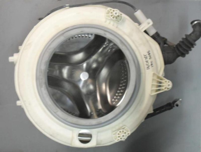 GRUPPO VASCA COMPLETO PER LAVATRICE INDESIT IWC5085B 5 Kg   800 giri