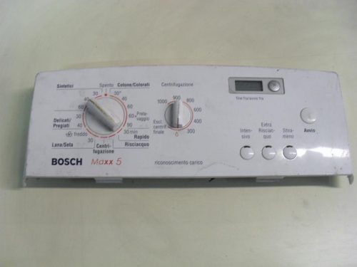 FRONTALE   PER LAVATRICE BOSCH Maxx 5 COMPLETO DI SCHEDA COMANDI COD. 62982080406
