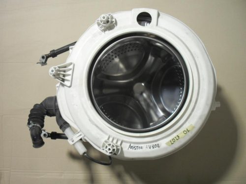 2027 -- 000 (2075) GRUPPO VASCA COMPLETO PER LAVATRICE ARISTON AV 102 5 Kg 1000 giri