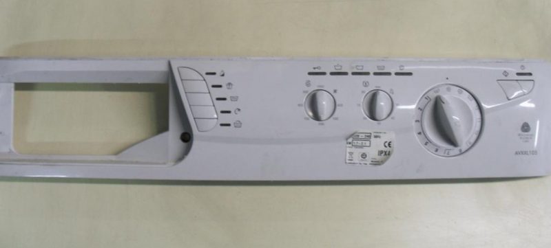 2037 -- 000 (2065) FRONTALE PER LAVATRICE ARISTON AVXXL105 COMPLETA DI SCHEDA COMANDI COD. 30410744