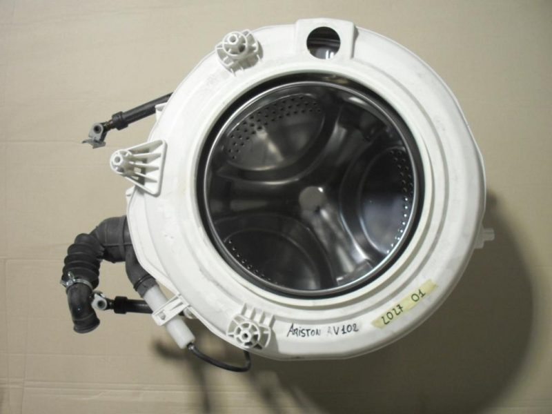 GRUPPO VASCA COMPLETO PER LAVATRICE ARISTON AB63 5 Kg   600 giri