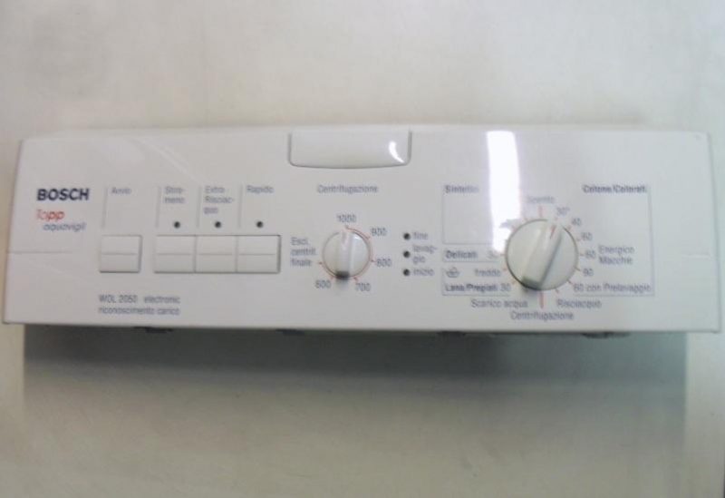 FRONTALE PER LAVATRICE BOSCH WOL2050   COMPLETO DI SCHEDA COMANDI COD. 5550001245