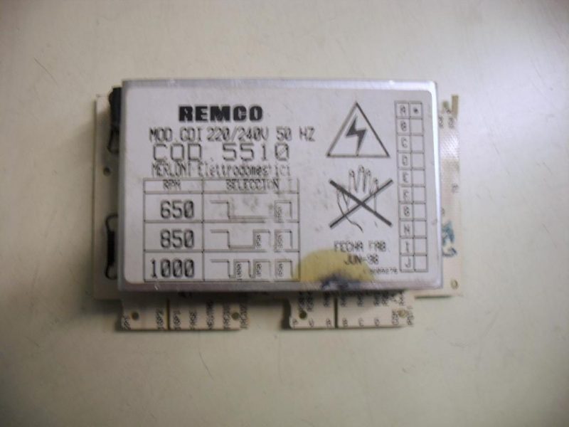 Scheda main lavatrice Ariston AL748TX IT cod 5510