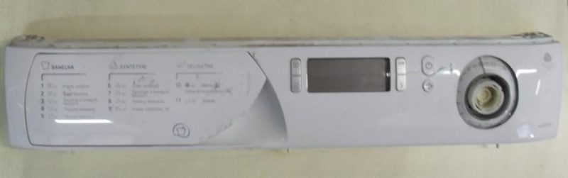 FRONTALE PER LAVATRICE ARISTON AVSD 88 PL COMPLETO DI SCHEDA COMANDI COD. 21500741104