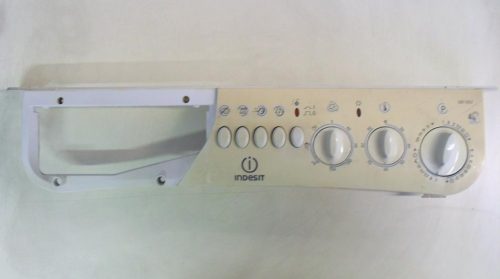 FRONTALE PER LAVATRICE INDESIT WD125T   COMPLETO DI TIMER COD. 31660001 E SELETTORI