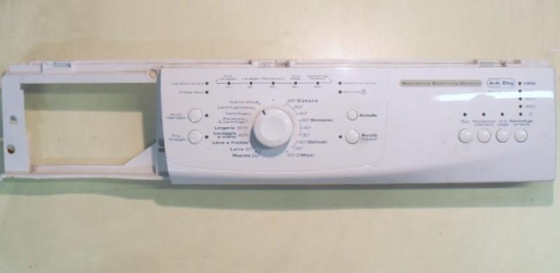 FRONTALE PER LAVATRICE Whirlpool AWO/D 7106   COMPLETO DI SCHEDA COMANDI COD. 461971403761-01