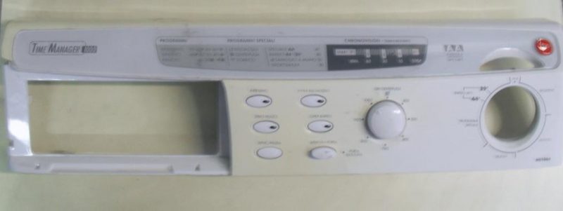 FRONTALE PER LAVATRICE ZEROWATT HOOVER HS 100 E UNI COMPLETO DI SCHEDA COMANDI COD. 08632456