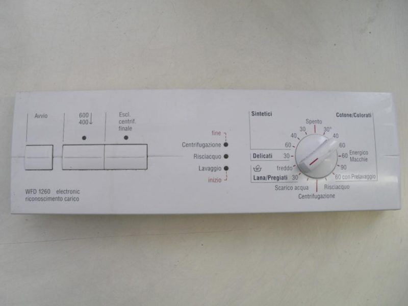FRONTALE PER LAVATRICE BOSCH WFD 1260