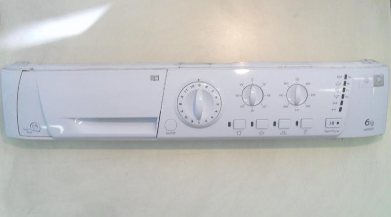 FRONTALE PER LAVATRICE ARISTON ARXL85   COMPLETO DI SCHEDA COMANDI COD. 21014289700   SW: 02.00.21