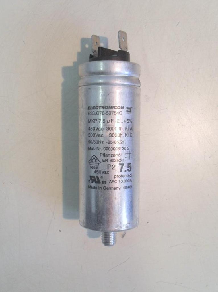 Condensatore lavatrice Bosch WTW86561 cod 9000008130