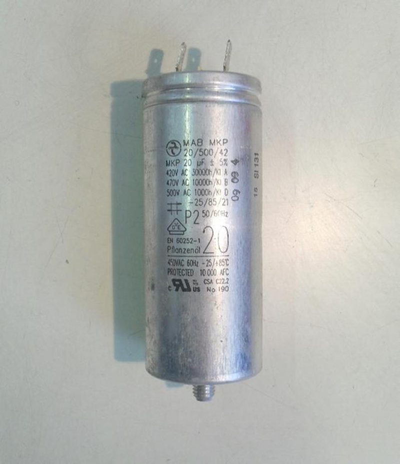 Condensatore lavatrice Bosch WTW86561 cod 420/500 VAC