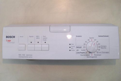 FRONTALE PER LAVATRICE BOSCH WOL 1250   COMPLETO DI SCHEDA COMANDI COD. 5 550 000 169