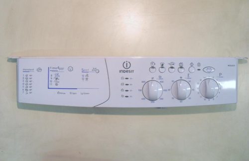 FRONTALE PER LAVATRICE INDESIT WISL85X   COMPLETO DI SCHEDA COMANDI COD. 21013012401   SW: 10.3.1