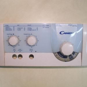 2529 -- 000 (2591) FRONTALE PER LAVATRICE CANDY CTE 7 AA SOLO PLASTICA
