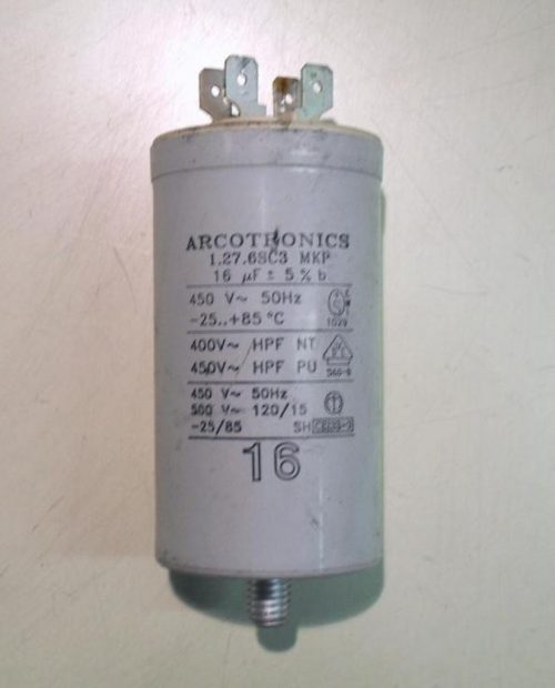 Condensatore lavatrice Ariston AB636TX cod 1.27.6SC3