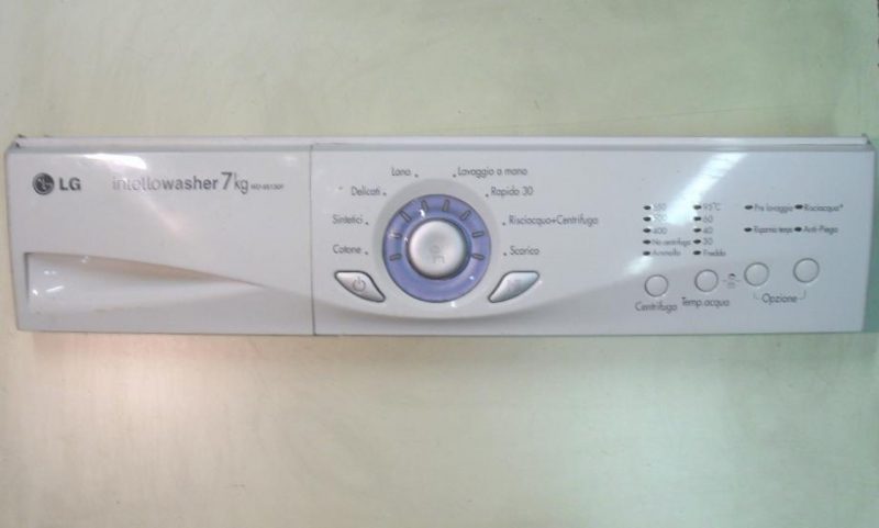FRONTALE PER LAVATRICE LG WD-65130F   COMPLETO DI SCHEDA COMANDI COD. 6871EC1060F