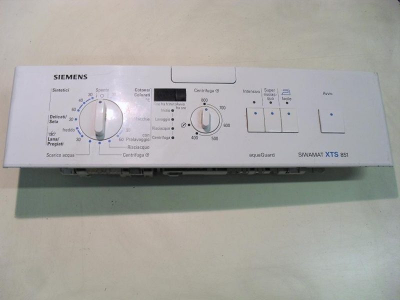 FRONTALE PER LAVATRICE SIEMENS SIWAMAT XTS 851 COMPLETO DI SCHEDA COMANDI COD. 5500006933