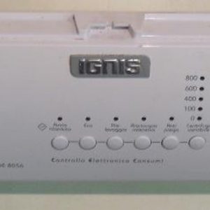 2735 -- 000 (2798) FRONTALE PER LAVATRICE IGNIS LOE8056 COMPLETO DI SCHEDA COD. 461971403771