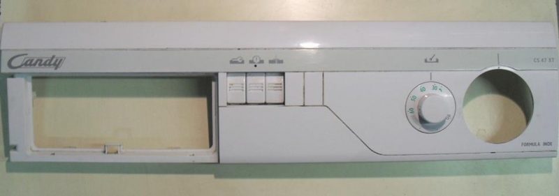 2741 -- 000 (2804) FRONTALE PER LAVATRICE CANDY CS 47 XT SOLO PLASTICA