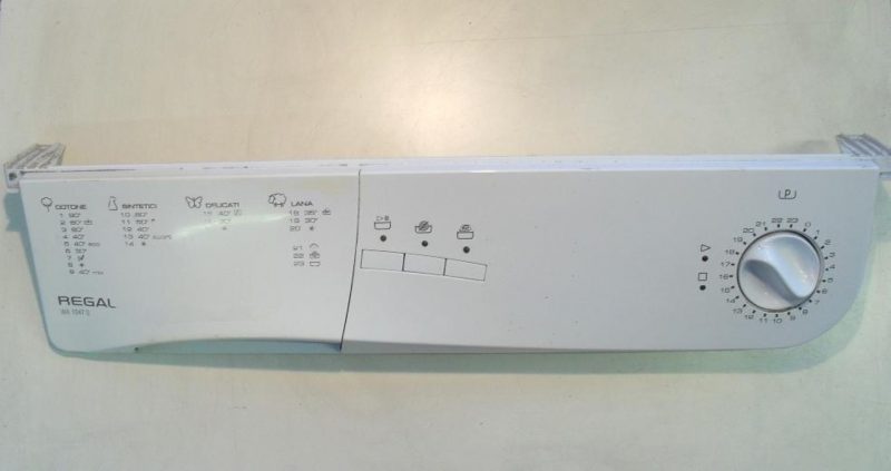 FRONTALE  PER LAVATRICE REGAL WA 1047 S   SOLO PLASTICA