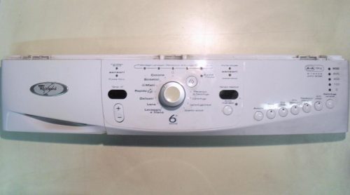 2759 -- 000 (2822) FRONTALE PER LAVATRICE WHIRLPOOL AWO 8087 COMPLETO DI SCHEDA COMANDI COD. 461971083575