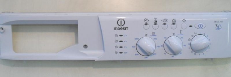 FRONTALTE PER LAVATRICE INDESIT WIXXL 106 COMPLETO DI SCHEDA COMANDI COD. 21013012401 CODICE ALTERNATIVO: 30410736