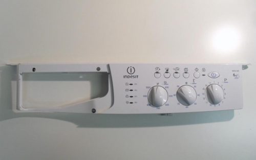 FRONTALE PER LAVATRICE INDESIT WIXL105, wixl 106 COMPLETO DI SCHEDA COMANDI COD. 21014152901 CODICE ALTERNATIVO: 30410813