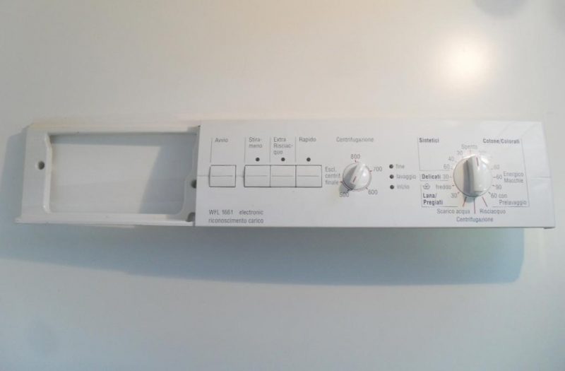 FRONTALE PER LAVATRICE BOSCH WFL1661   COMPLETO DI SCHEDA COMANDI COD. 5500000352