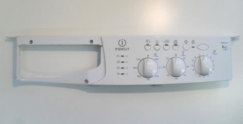 FRONTALE PER LAVATRICE INDESIT WIXL126   COMPLETO DI SCHEDA COMANDI COD. 21012605600   SW REL. 10.2.0