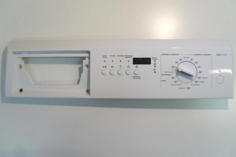 FRONTALE PER LAVATRICE SMEG SLB121D   COMPLETO DI SCHEDA COMANDI COD. 16660002500   MDLH0150100   VS 4D 002