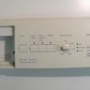 3006 -- 000 (3071) FRONTALE PER LAVATRICE BOSCH FD 8105 COMPLETO DI SCHEDA COMANDI COD. 5500009914