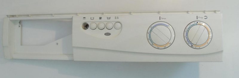 FRONTALE PER LAVATRICE WegaWhite W650TX COMPLETO DI TIMER COD. 516008000 PIU SELETTORI