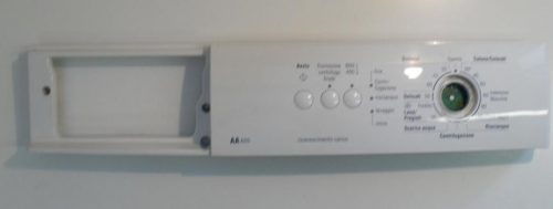 3029 -- 000 (3094) FRONTALE PER LAVATRICE HOOVER HNS 2105-30 COMPLETO DI SCHEDA COMANDI COD. 5560004324 CODICE ALTERNATIVO: 9000034007