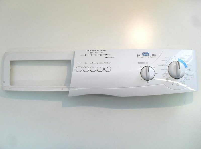 FRONTALE PER LAVATRICE HOOVER HN 2805-30   COMPLETO DI SCHEDA COMANDI COD. 41012352   22/05/2007 E SELETTORI