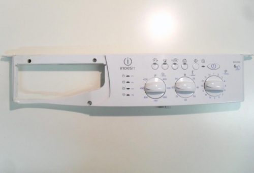 FRONTALE PER LAVATRICE INDESIT WIXL105   COMPLETO DI SCHEDA COMANDI COD. 21014152901   SW: 01.00.06   S/N: 0123176